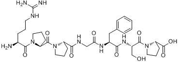 Bradykinin (1-7) peptide