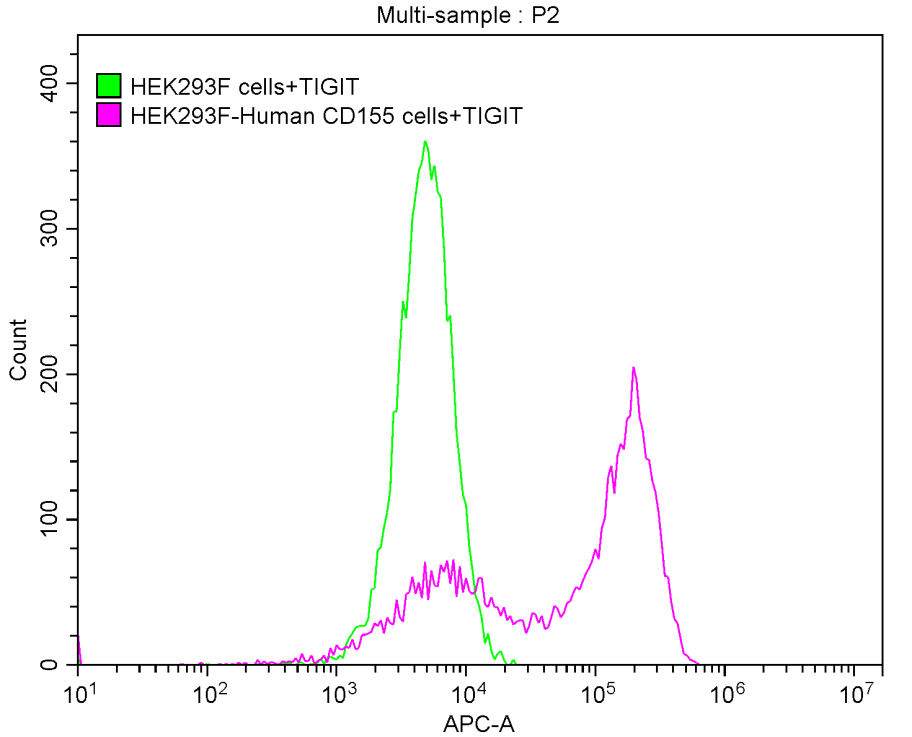 Recombinant Human T-cell immunoreceptor with Ig and ITIM domains (TIGIT), partial (Active)