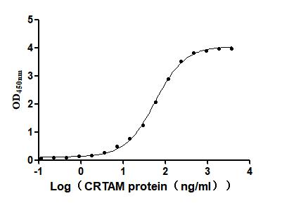 Recombinant Mouse Cytotoxic and regulatory T-cell molecule (Crtam), partial (Active)