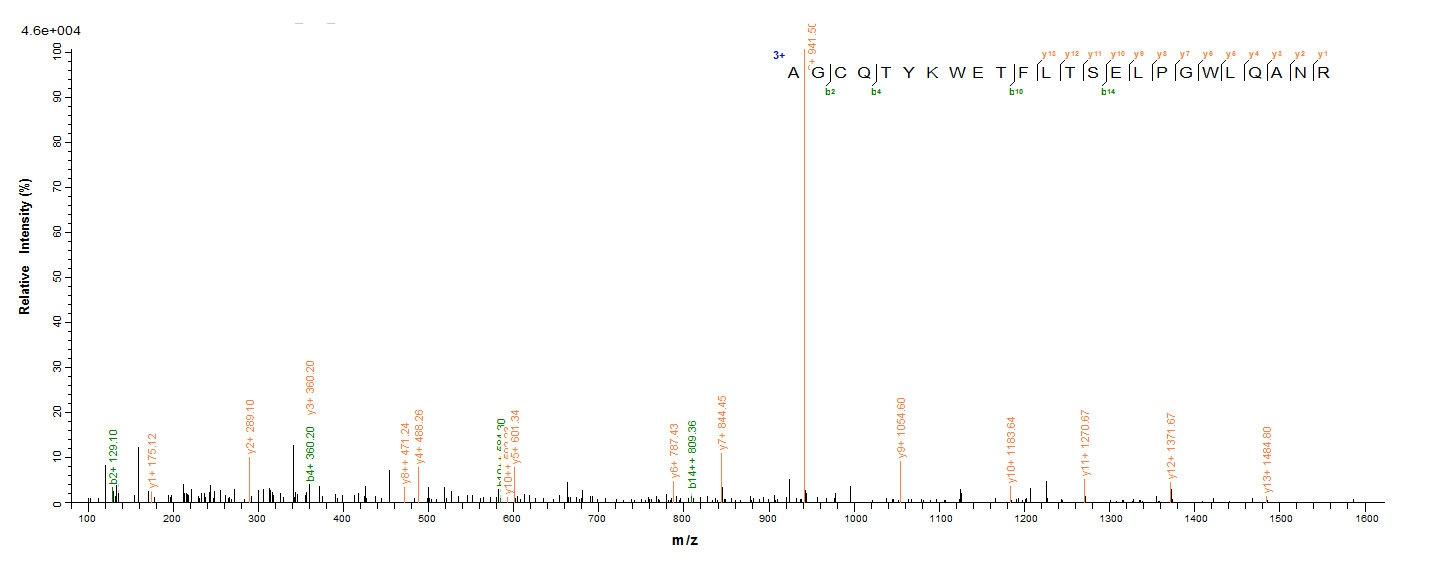 Recombinant Mycobacterium tuberculosis Diacylglycerol acyltransferase/mycolyltransferase Ag85A (fbpA), partial