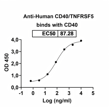Recombinant Human CD40/TNFRSF5 Protein, C-His