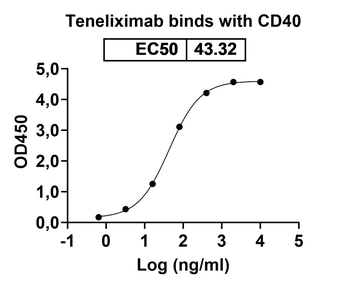 Recombinant Human CD40/TNFRSF5 Protein, C-His