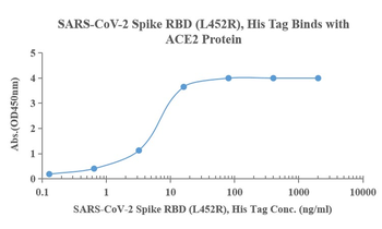 Recombinant SARS-Cov-2 Spike RBD protein (L452R), His (HEK293)
