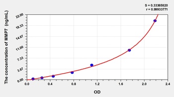 Horse Matrix Metalloproteinase 7 (MMP7) ELISA Kit