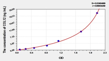 Mouse Collagen Type XII (COL12) ELISA Kit