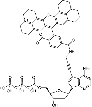 7-Propargylamino-7-deaza-dATP-6-ROX