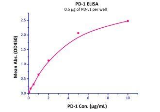 Human PD-1 Protein, Fc Tag